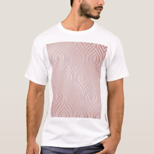 バラ金ゴールド孔雀の羽，ヴィンテージ Tシャツ