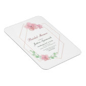 バラ金ゴールド幾何学フローラブライダルシャワー マグネット (右側)