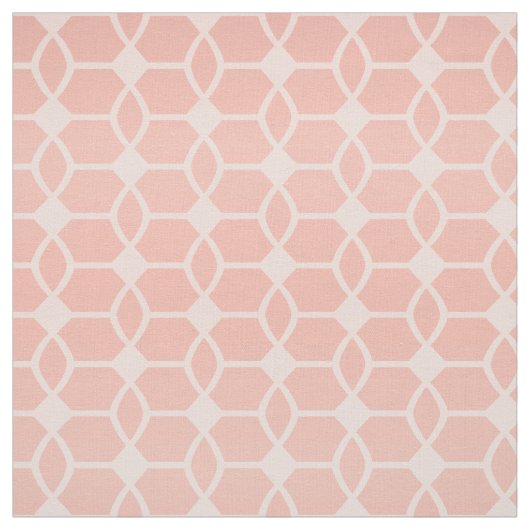 バラ金ゴールド幾何学模様 ファブリック (見本)