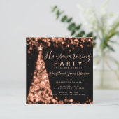 バラ金ゴールド引っ越し祝いパーティーパーティークリスマスホリデーズ 招待状 (スタンド正面)