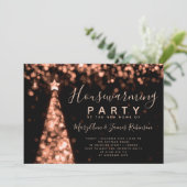 バラ金ゴールド引っ越し祝いパーティーパーティークリスマス 招待状 (スタンド正面)