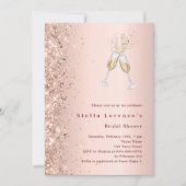 バラ金ゴールド応援パーティーブライダルシャワー 招待状 (正面)