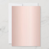 バラ金ゴールド応援パーティーブライダルシャワー 招待状 (裏面)