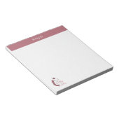 バラ金ゴールド感じニットー、オーソニット ノートパッド (アングル)