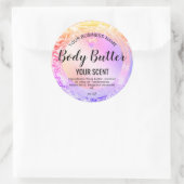 バラ金ゴールド手作り自家製体スクラブ ラウンドシール (バッグ)