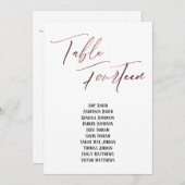 バラ金ゴールド手書き表14席表 (正面/裏面)