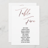 バラ金ゴールド手書き表5座席表 (正面/裏面)