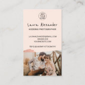 バラ金ゴールド撮影者フローラ2フォトコラージュ 名刺 (裏面)