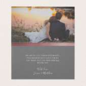 バラ金ゴールド書 | 二つ折りサンキューカード (内部フラット)