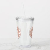 バラ金ゴールド曼荼羅 アクリルタンブラー (左)