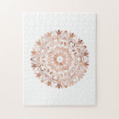 バラ金ゴールド曼荼羅 ジグソーパズル (縦)