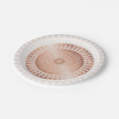 バラ金ゴールド曼荼羅 ペーパープレート (アングル)