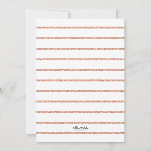 バラ金ゴールド最高の水玉模様年の恒例！フォトカード (裏面)