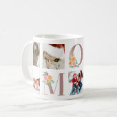 バラ金ゴールド最高の花模様MOM Everフローラ数々の写真 コーヒーマグカップ (正面左)