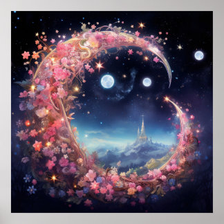 バラ金ゴールド月夢 ポスター