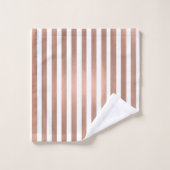 バラ金ゴールド柄とクラウンバスタオルセット バスタオルセット (ウォッシュタオル)