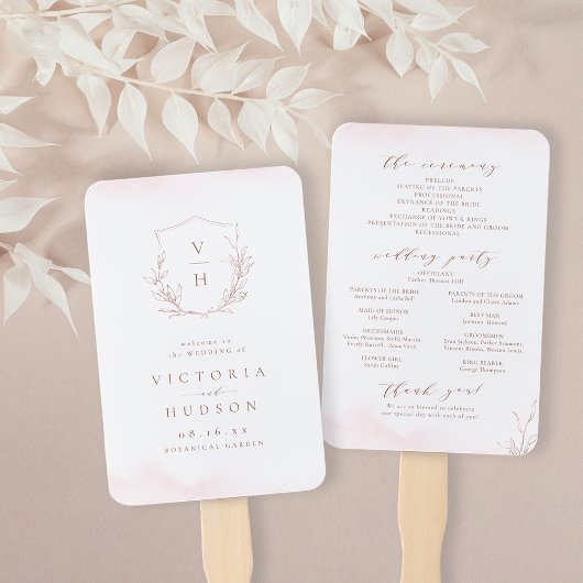 バラ金ゴールド植物紋章モノグラム結婚計画 ハンドファン