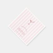 バラ金ゴールド模倣テクスチャバチェロレッテ スタンダードカクテルナプキン (角)