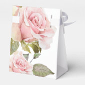 バラ金ゴールド水の色の花結婚の世話 フェイバーボックス (裏面サイド)