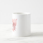 バラ金ゴールド水の色テクスチャブッダ瞑想禅 コーヒーマグカップ (中央)