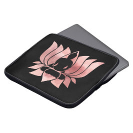 バラ金ゴールド水の色テクスチャブッダ瞑想禅 ラップトップスリーブ