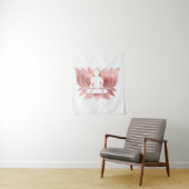 バラ金ゴールド水彩食感仏瞑想禅 タペストリー (インサイチュ)