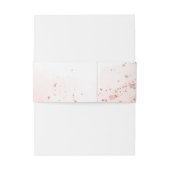 バラ金ゴールド水結婚色 招待状ベリーバンド (裏面例)