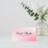 バラ金ゴールド洗練された輝く美しいラッシュ 名刺 (スタンド正面)