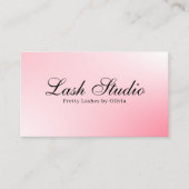 バラ金ゴールド洗練された輝く美しいラッシュ 名刺 (正面)