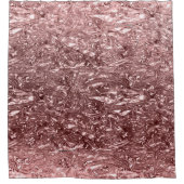 バラ金ゴールド液クロムメタリックシック釉薬 シャワーカーテン (正面)