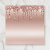 バラ金ゴールド滴下グリッターメタリックシャイン フェイバータグ (裏面)