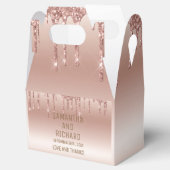 バラ金ゴールド滴下グリッターメタリックシャイン フェイバーボックス (オープン)