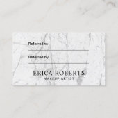 バラ金ゴールド滴下唇メイクアップアーティスト紹介 紹介カード (裏面)