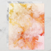 バラ金ゴールド火銅花崗岩スクラップブック紙 (正面/裏面)