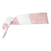 バラ金ゴールド白大型牛斑動物パターン タイヘッドバンド (回転270)