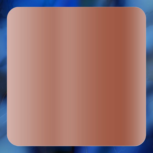 バラ金ゴールド空白のテンプレート、個人用追加文字アート スクエアシール