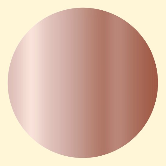 バラ金ゴールド空白のテンプレート、DIY文字アートロゴ ラウンドシール