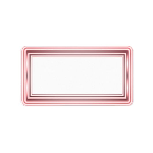 バラ金ゴールド空白の住所 シール (正面)