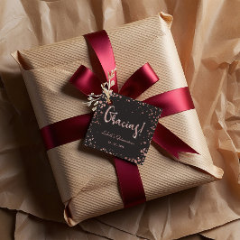 バラ金ゴールド紙吹雪キンセアニェラグラシア |エレガント | フェイバータグ