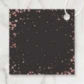 バラ金ゴールド紙吹雪キンセアニェラグラシア |エレガント | フェイバータグ (裏面)