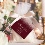 バラ金ゴールド紙吹雪ブルグンディモダン結婚ズ フェイバータグ