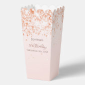 バラ金ゴールド紙吹雪名誕生日 フェイバーボックス (正面)