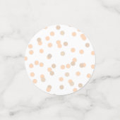 バラ金ゴールド紙吹雪誕生日パーティー コンフェッティ (スモール正面)