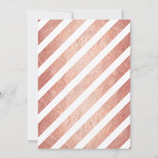 バラ金ゴールド結婚の旅程-結婚ズ·ウェルカム 招待状 (裏面)