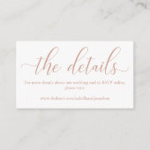 バラ金ゴールド結婚のWebサイトエンクロージャカード エンクロージャーカード (正面)