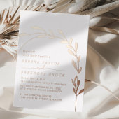 バラ金ゴールド結婚アー実在チフォイル招待状 箔招待状