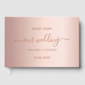 バラ金ゴールド結婚スクリプト ゲストブック (正面)