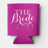 バラ金ゴールド結婚ズリングや輪ブライドカスタムクーラーボックス 缶クーラー (正面)