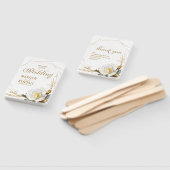 バラ金ゴールド結婚フローラ ハンドファン (組立なし)