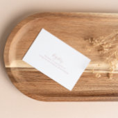 バラ金ゴールド結婚ミニマリストのギフト登録 エンクロージャーカード